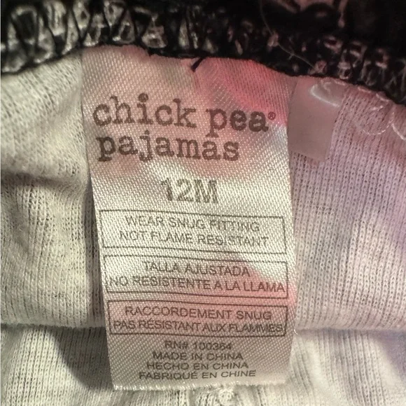 🔥5/$25🔥CHICK PEA SPIDER WEB/HALLOWEEN THEMED 12MO PAJAMA PANTS BOY/GIRL - Picture 3 of 8